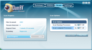 آنتی ویروس clamav