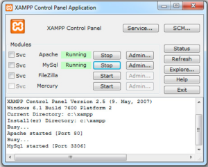 xampp_Control_Panel_Application