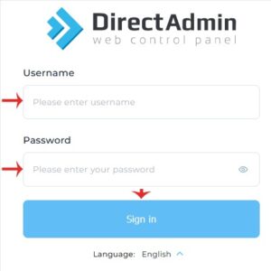 directadmin-login-page